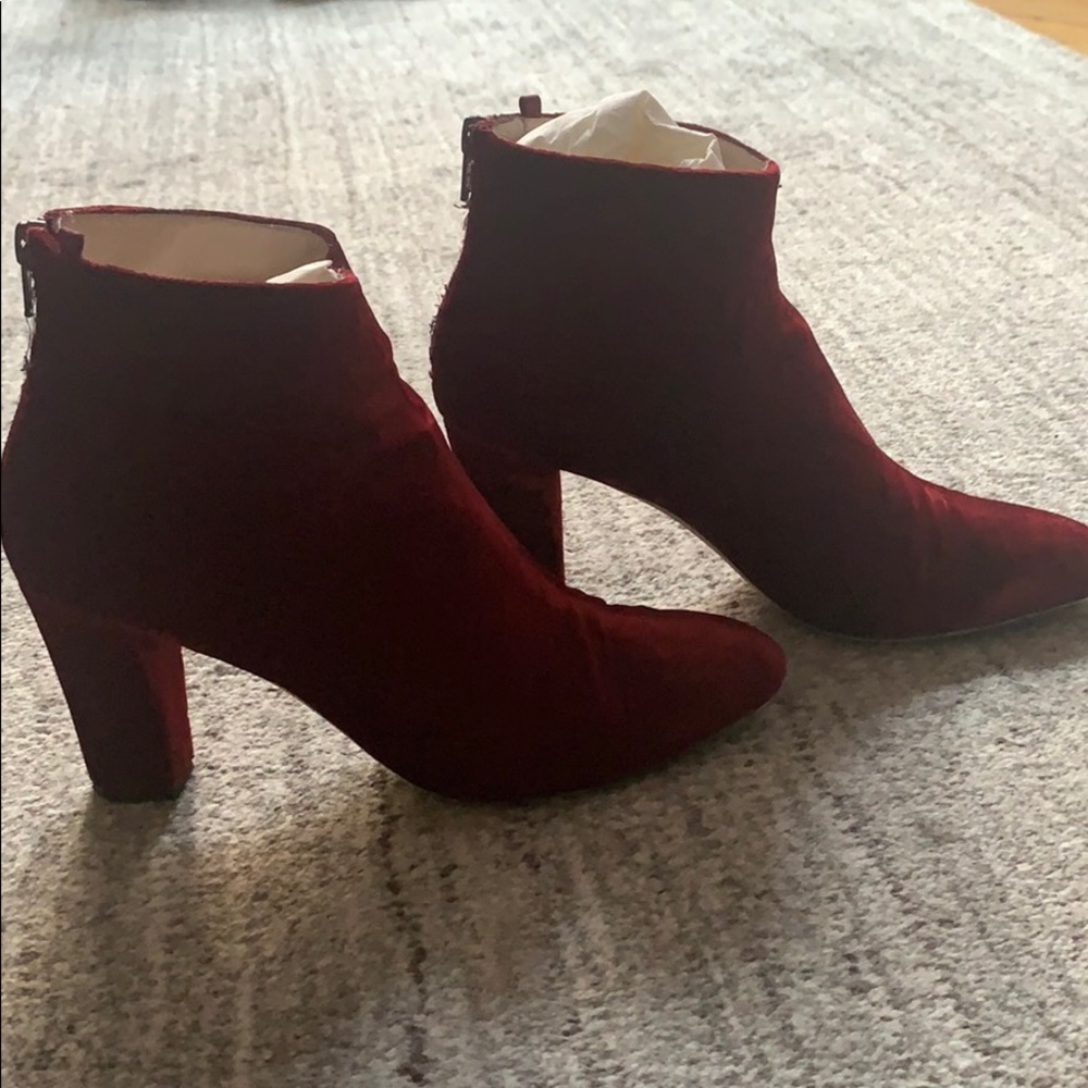 Sjp by Sarah Jessica Parker red velvet